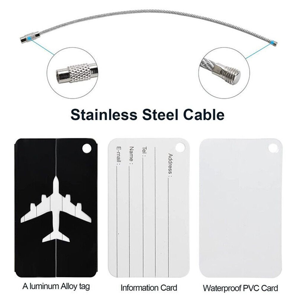 Aluminium Travel Luggage Tags  - Travel Accessories For Europe recension och pris