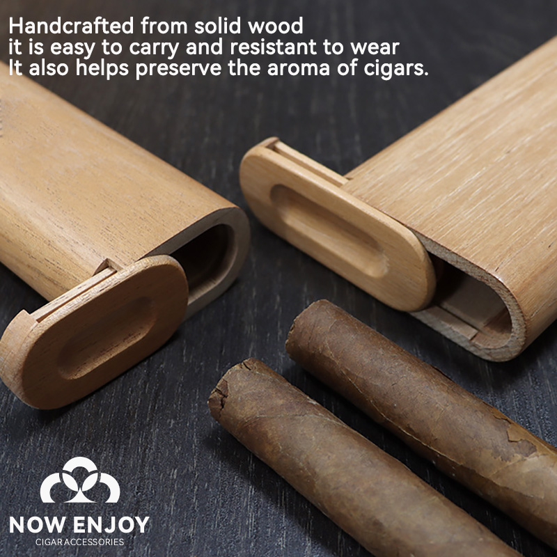 Portable Cigar Case Natural Ce - Travel Accessories Usa recension och pris