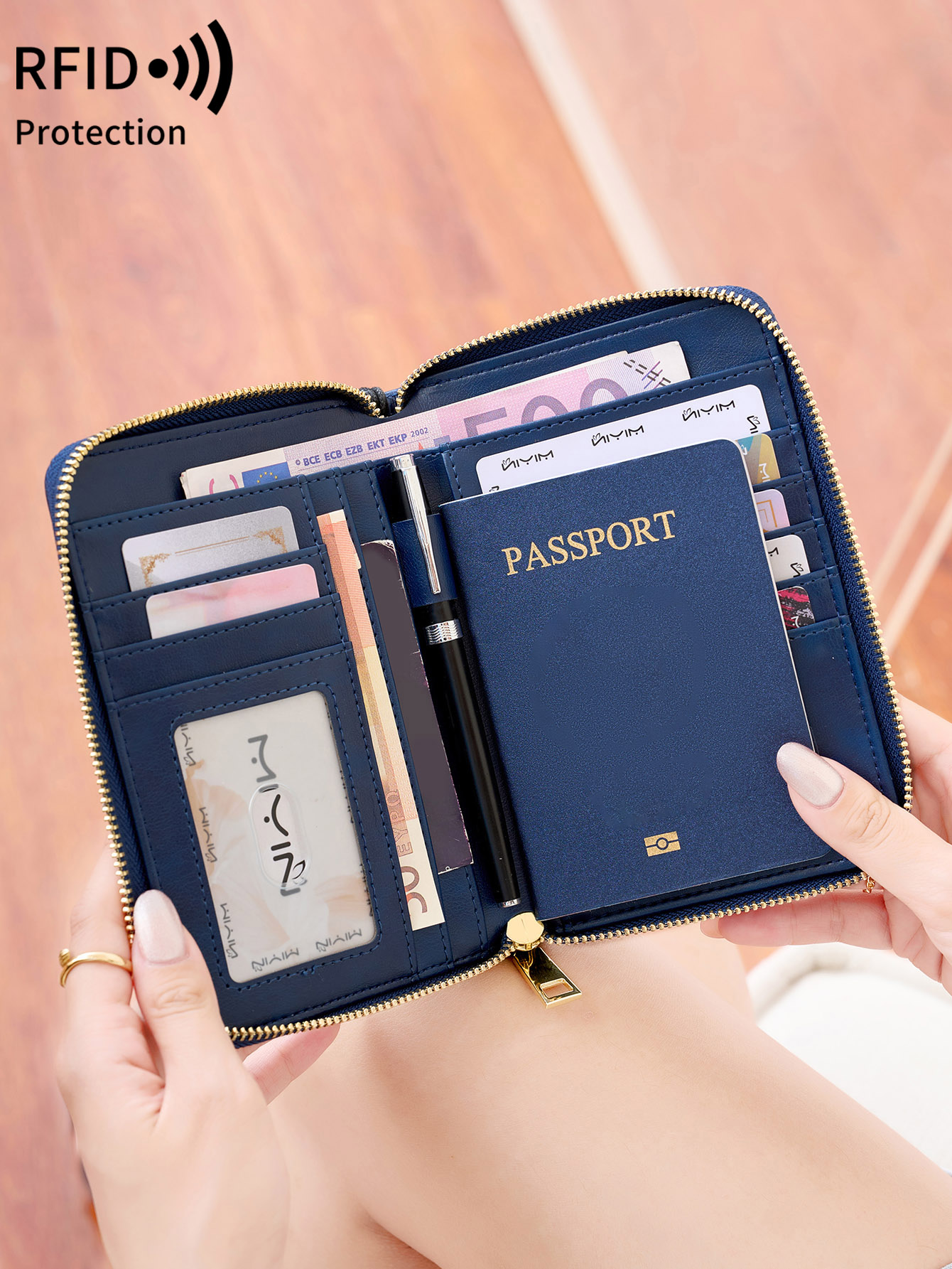 RFID Shielded Passport Holder  - Travel Accessories For Plane recension och pris