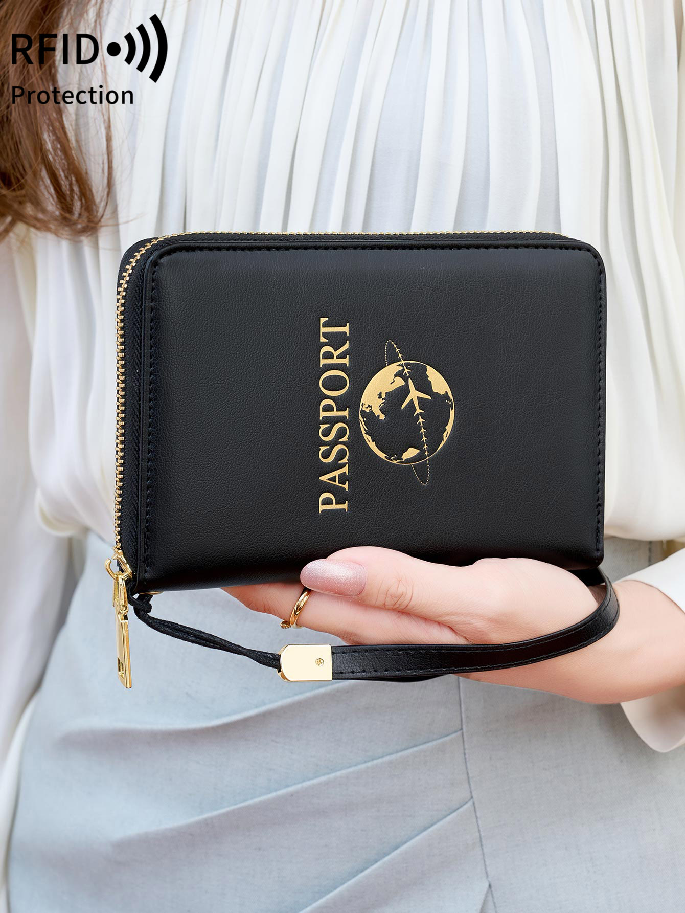 RFID Shielded Passport Holder  - Travel Accessories For Plane recension och pris