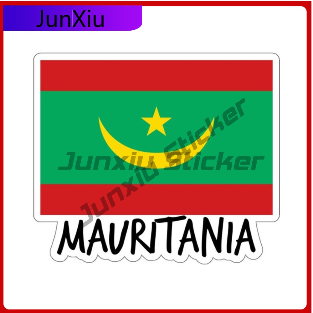 Mauritania Flag Travel Sticker - Travel Accessories For Car recension och pris